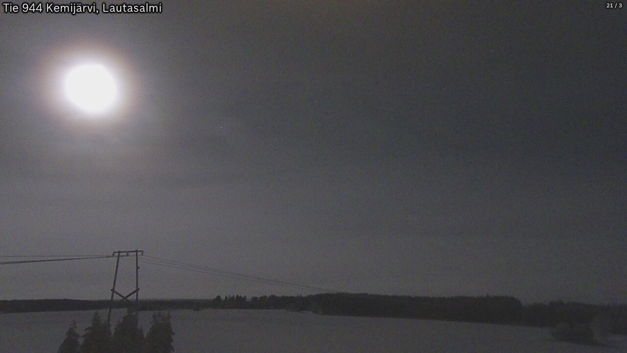 Kelikamerat Kuva Tie 944 Kemijärvi, Lautasalmi, Kemijärvi, Lappi