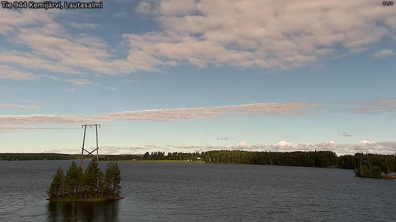Weather Camera Image Väg 944 Kemijärvi, Lautasalmi, Kemijärvi, Lappi