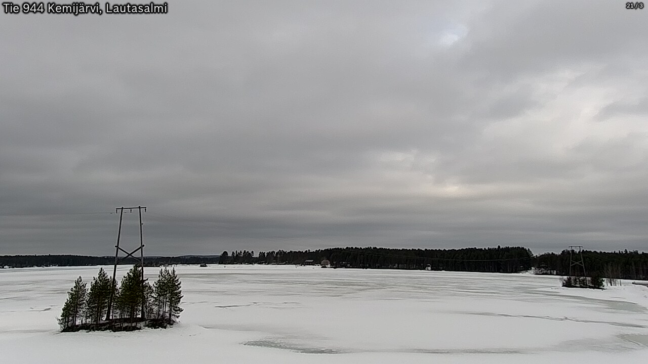 Kelikamerat Kuva Tie 944 Kemijärvi, Lautasalmi, Kemijärvi, Lappi