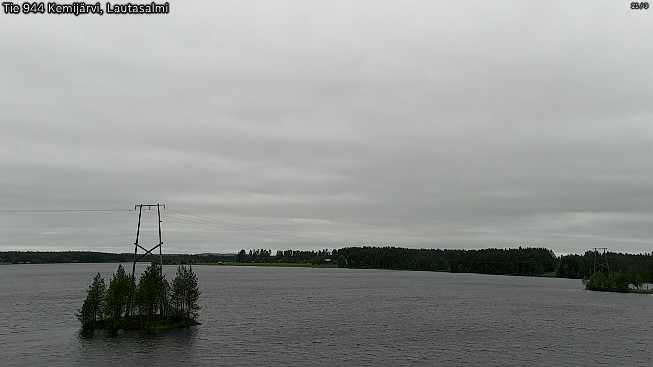 Weather Camera Image Väg 944 Kemijärvi, Lautasalmi, Kemijärvi, Lappi