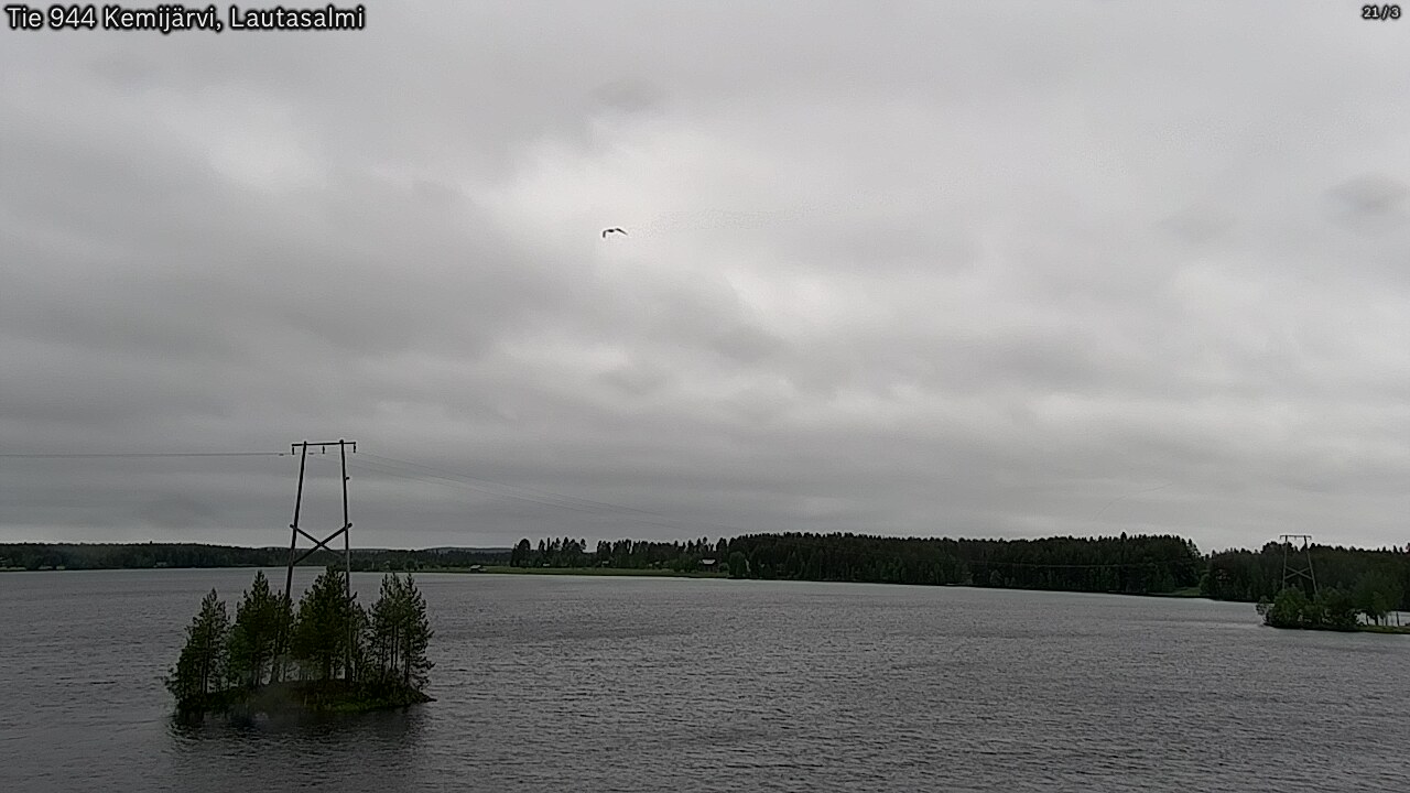 Weather Camera Image Road 944 Kemijärvi, Lautasalmi, Kemijärvi, Lappi