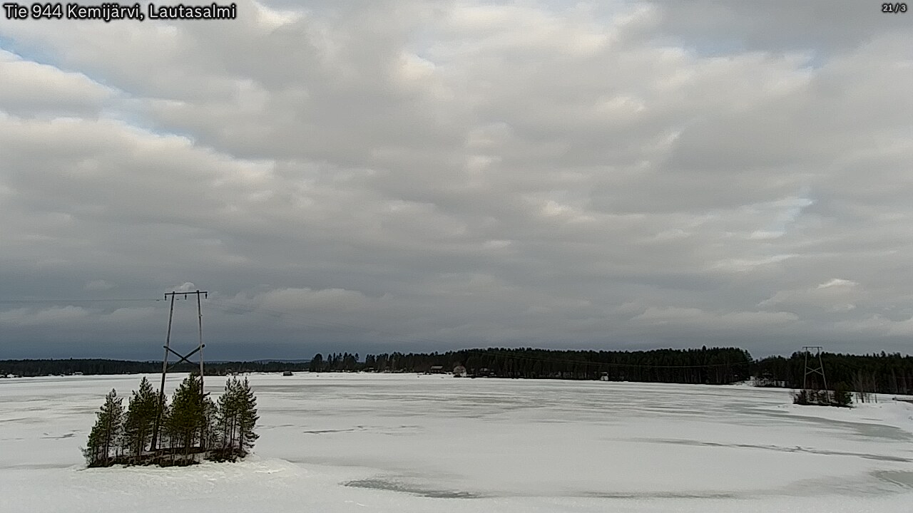 Kelikamerat Kuva Tie 944 Kemijärvi, Lautasalmi, Kemijärvi, Lappi