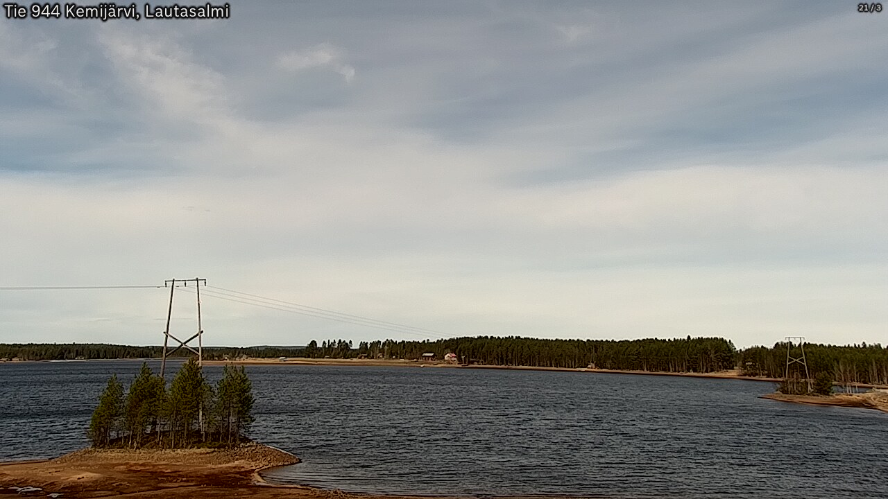 Weather Camera Image Road 944 Kemijärvi, Lautasalmi, Kemijärvi, Lappi