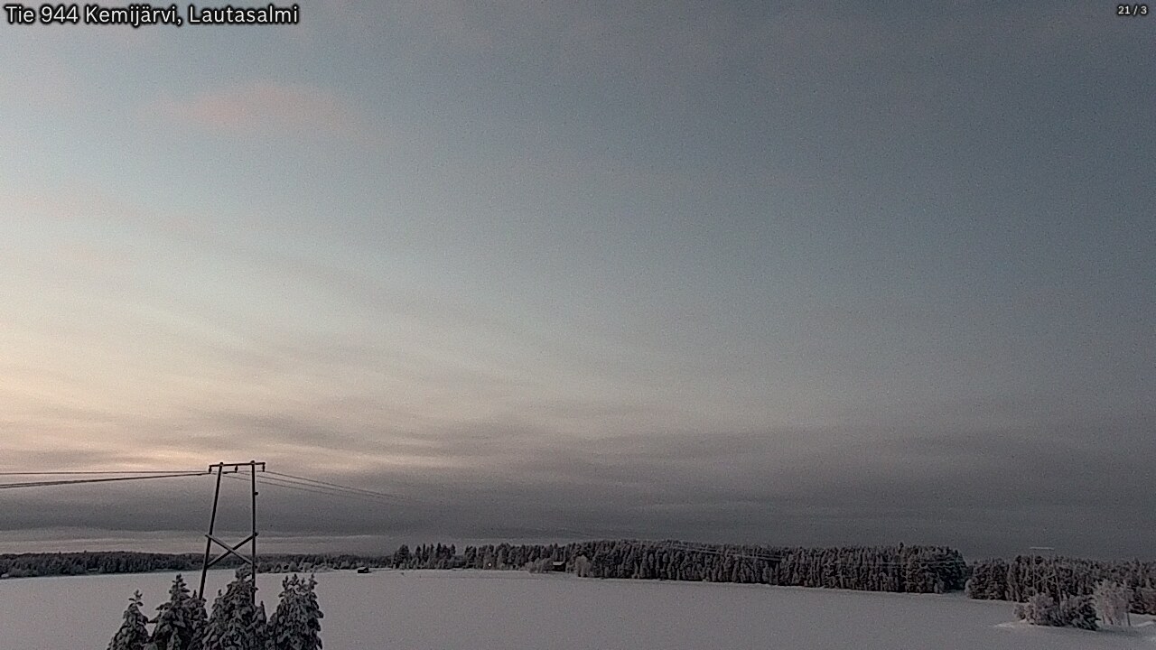 Kelikamerat Kuva Tie 944 Kemijärvi, Lautasalmi, Kemijärvi, Lappi