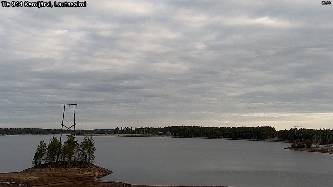 Weather Camera Image Road 944 Kemijärvi, Lautasalmi, Kemijärvi, Lappi