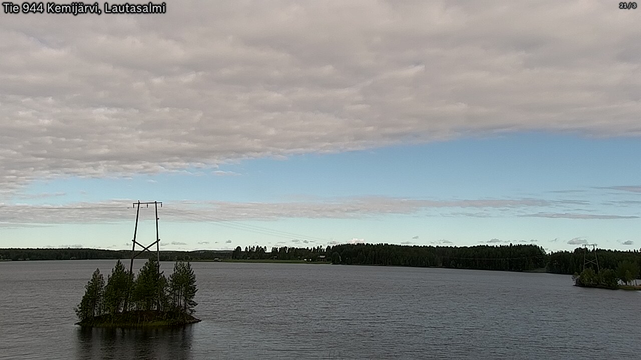 Weather Camera Image Väg 944 Kemijärvi, Lautasalmi, Kemijärvi, Lappi