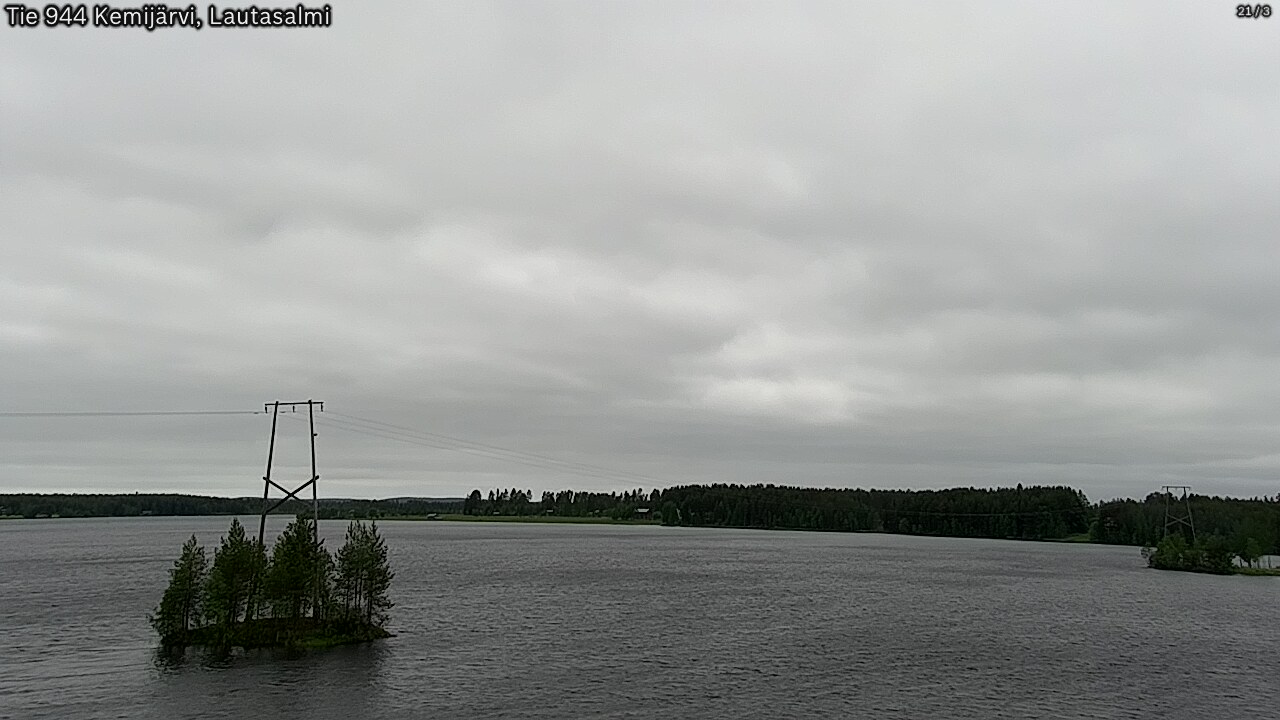 Weather Camera Image Väg 944 Kemijärvi, Lautasalmi, Kemijärvi, Lappi