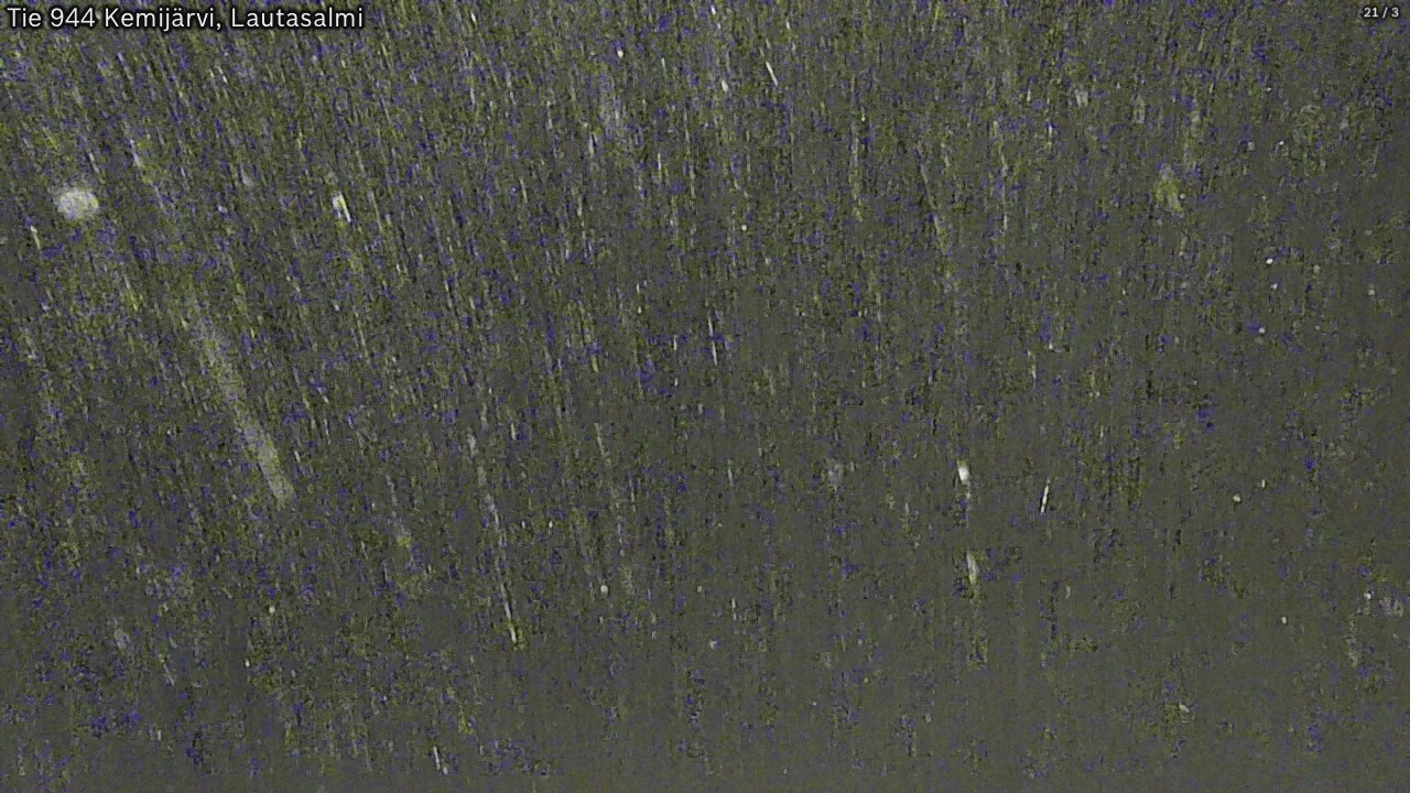 Weather Camera Image Väg 944 Kemijärvi, Lautasalmi, Kemijärvi, Lappi