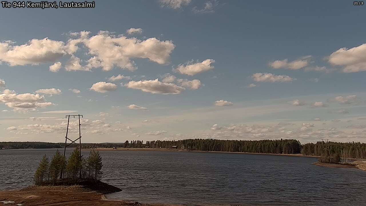 Weather Camera Image Road 944 Kemijärvi, Lautasalmi, Kemijärvi, Lappi