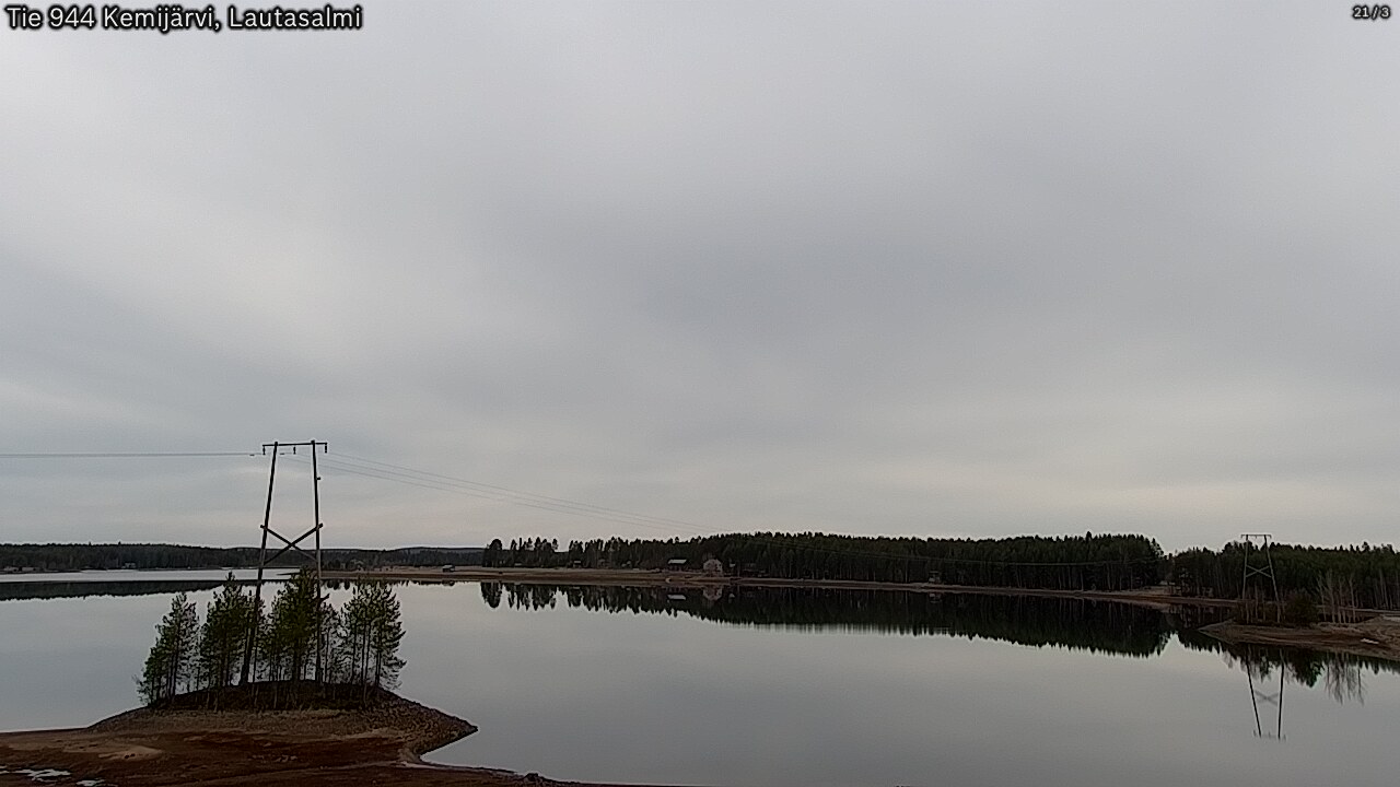 Weather Camera Image Road 944 Kemijärvi, Lautasalmi, Kemijärvi, Lappi