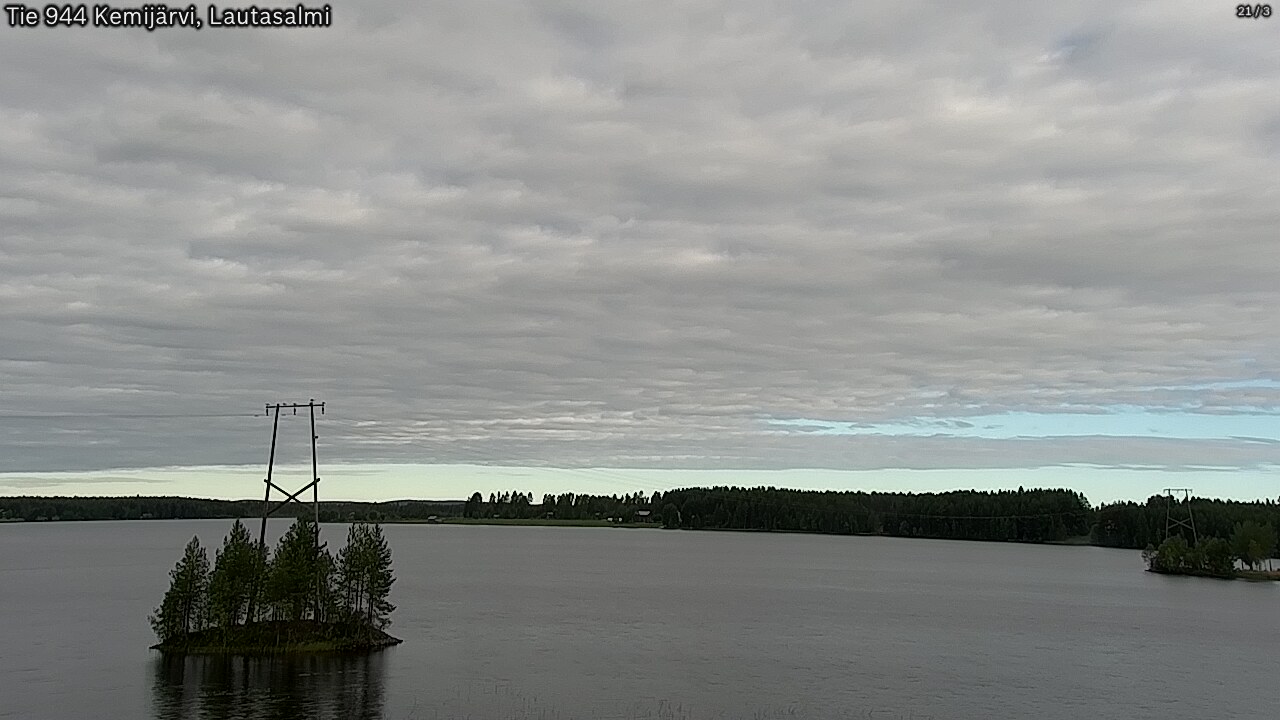 Weather Camera Image Road 944 Kemijärvi, Lautasalmi, Kemijärvi, Lappi
