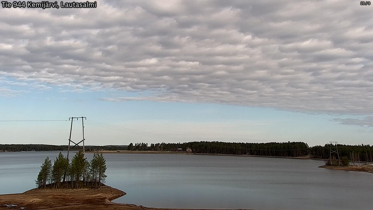 Weather Camera Image Road 944 Kemijärvi, Lautasalmi, Kemijärvi, Lappi