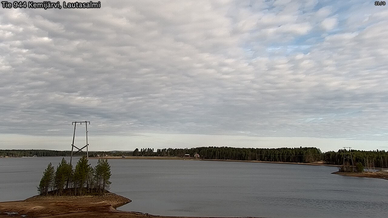 Weather Camera Image Road 944 Kemijärvi, Lautasalmi, Kemijärvi, Lappi