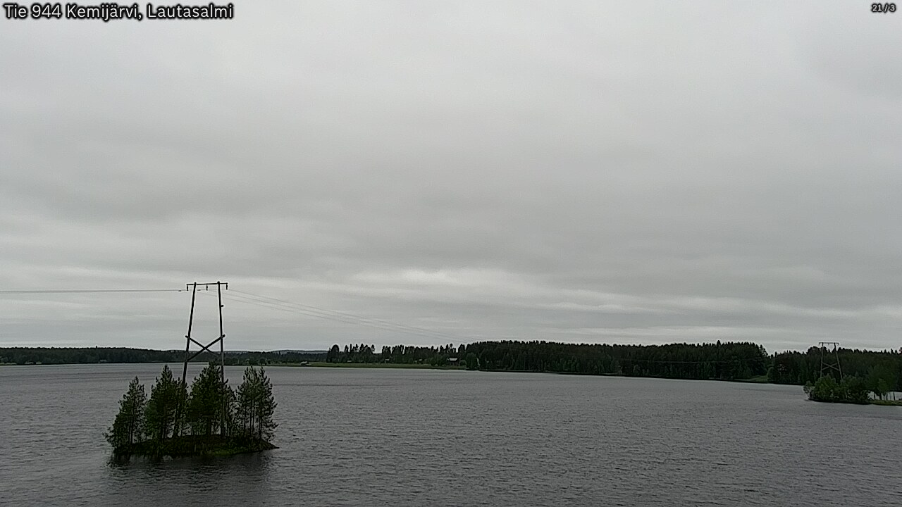 Weather Camera Image Väg 944 Kemijärvi, Lautasalmi, Kemijärvi, Lappi