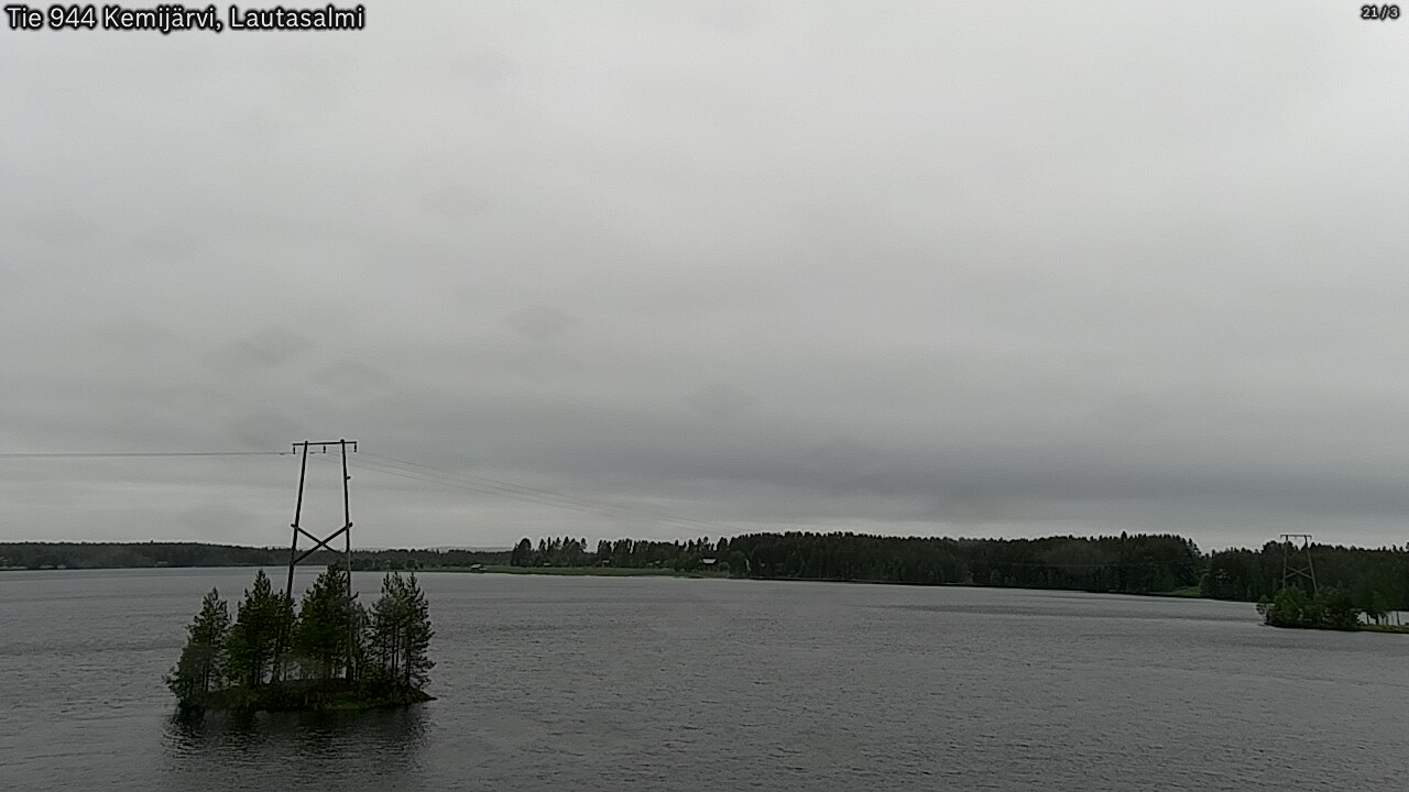 Weather Camera Image Väg 944 Kemijärvi, Lautasalmi, Kemijärvi, Lappi