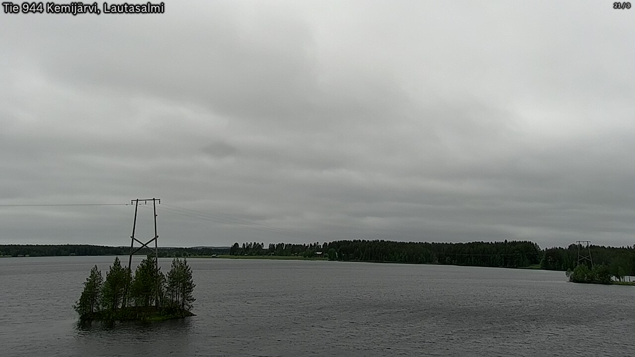 Weather Camera Image Road 944 Kemijärvi, Lautasalmi, Kemijärvi, Lappi