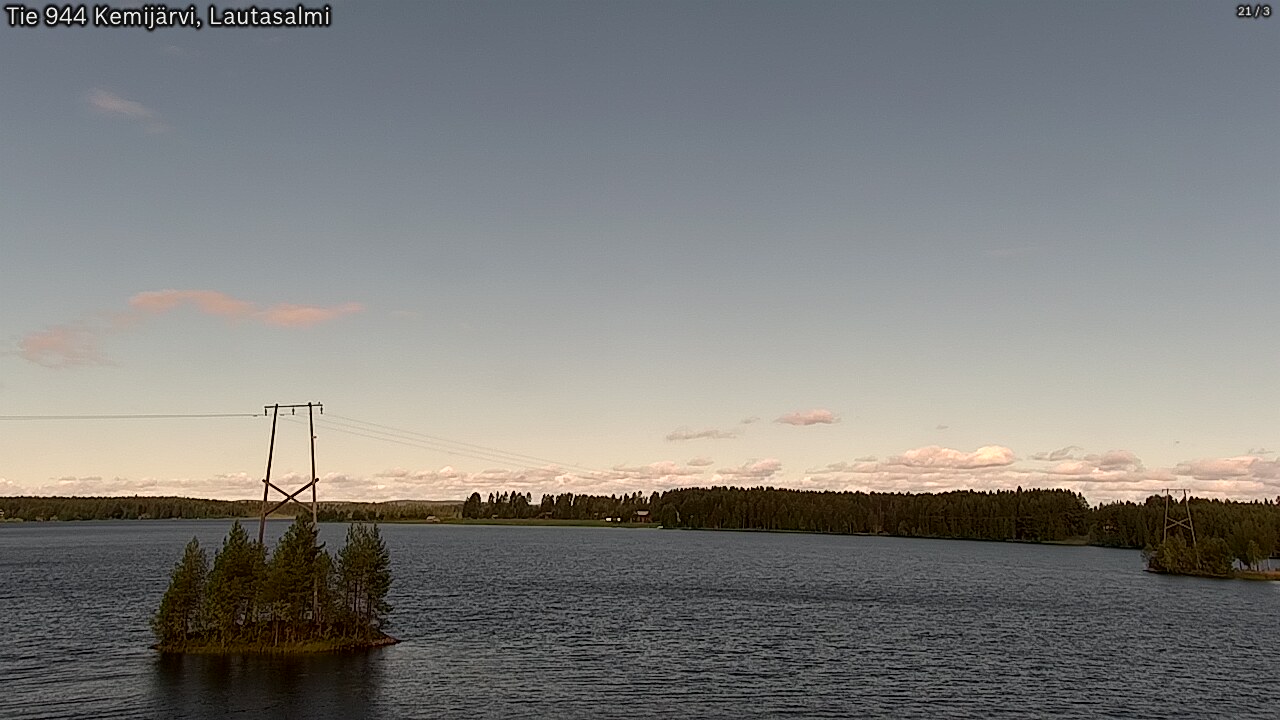 Weather Camera Image Väg 944 Kemijärvi, Lautasalmi, Kemijärvi, Lappi