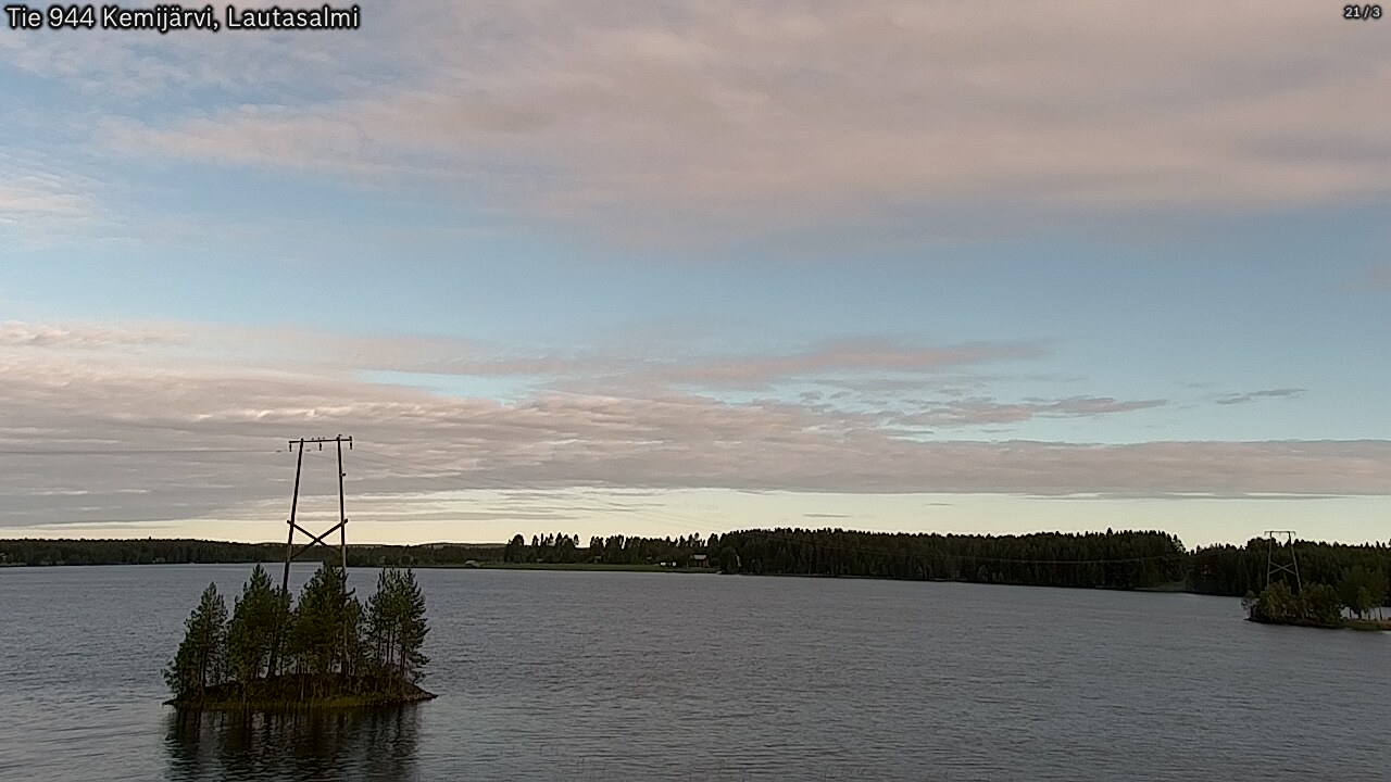 Weather Camera Image Road 944 Kemijärvi, Lautasalmi, Kemijärvi, Lappi