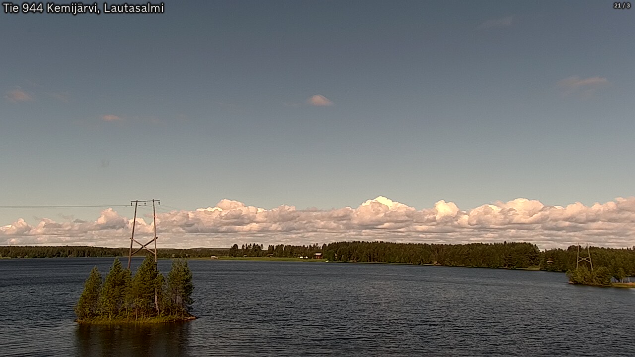 Weather Camera Image Väg 944 Kemijärvi, Lautasalmi, Kemijärvi, Lappi