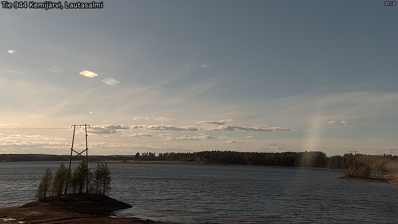 Weather Camera Image Road 944 Kemijärvi, Lautasalmi, Kemijärvi, Lappi