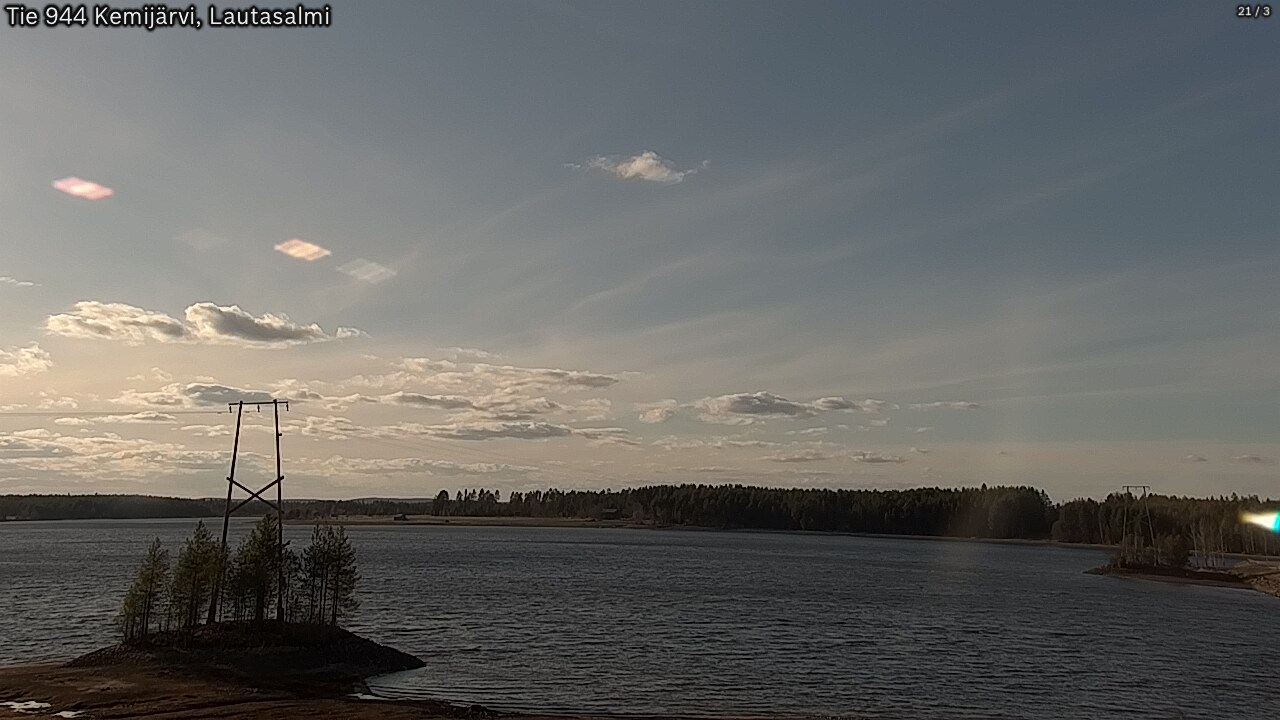 Weather Camera Image Road 944 Kemijärvi, Lautasalmi, Kemijärvi, Lappi