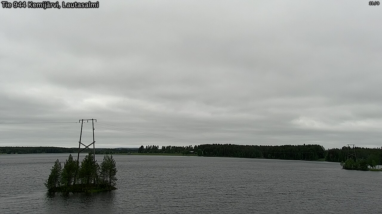 Weather Camera Image Road 944 Kemijärvi, Lautasalmi, Kemijärvi, Lappi