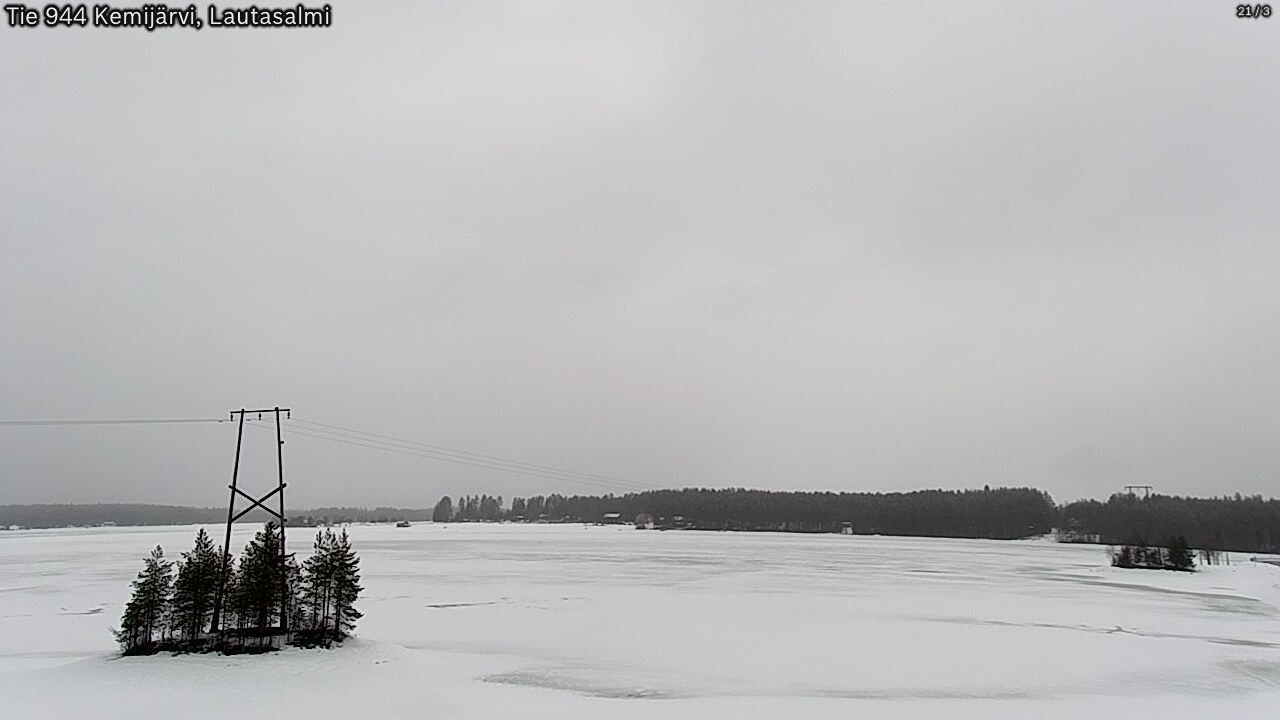 Kelikamerat Kuva Tie 944 Kemijärvi, Lautasalmi, Kemijärvi, Lappi