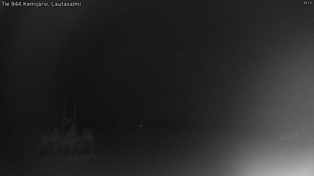 Weather Camera Image Väg 944 Kemijärvi, Lautasalmi, Kemijärvi, Lappi