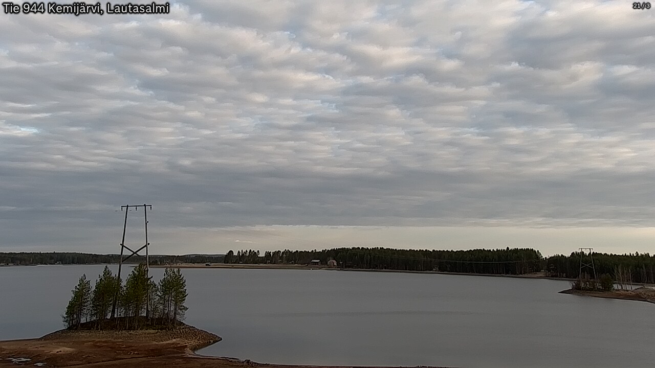 Weather Camera Image Road 944 Kemijärvi, Lautasalmi, Kemijärvi, Lappi