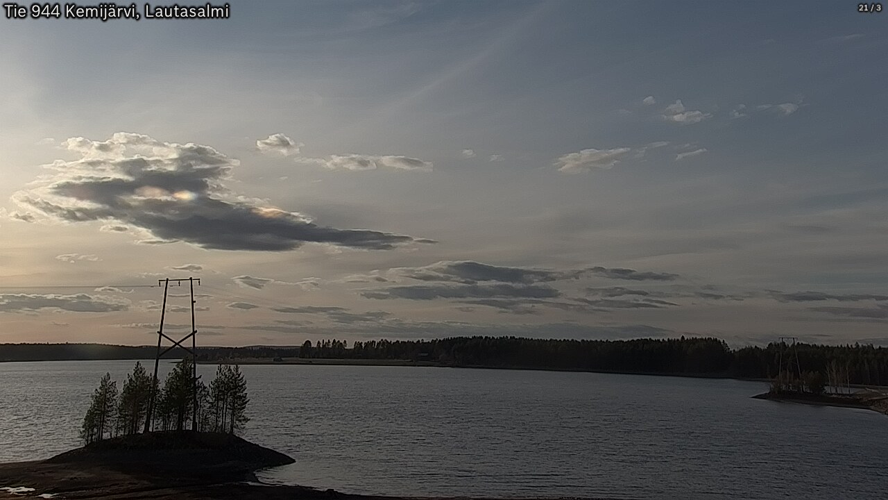 Weather Camera Image Road 944 Kemijärvi, Lautasalmi, Kemijärvi, Lappi