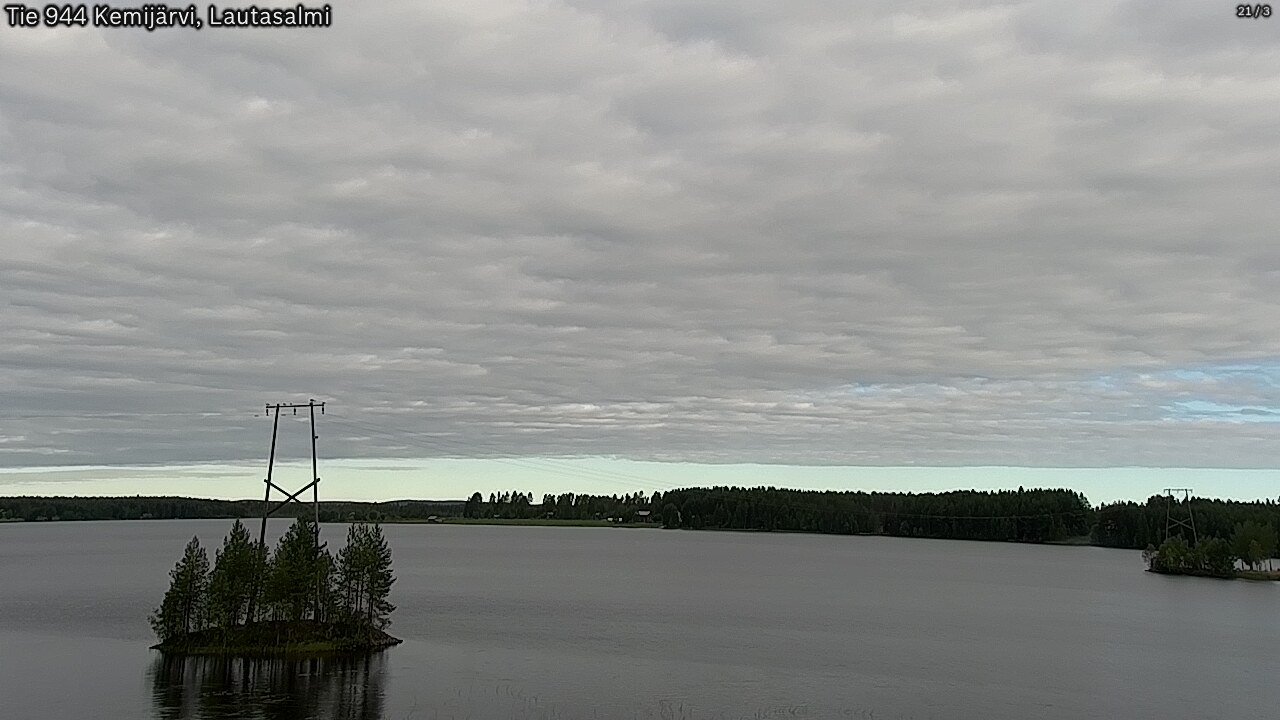 Weather Camera Image Road 944 Kemijärvi, Lautasalmi, Kemijärvi, Lappi