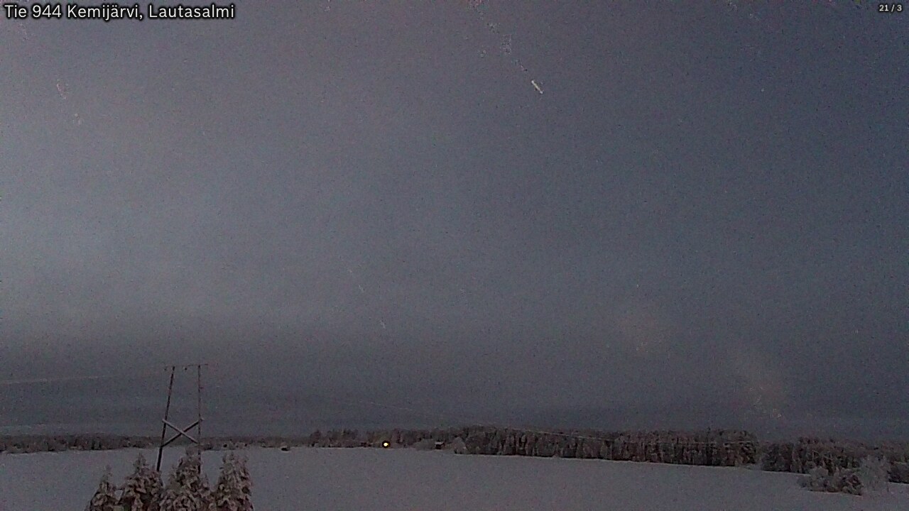 Kelikamerat Kuva Tie 944 Kemijärvi, Lautasalmi, Kemijärvi, Lappi