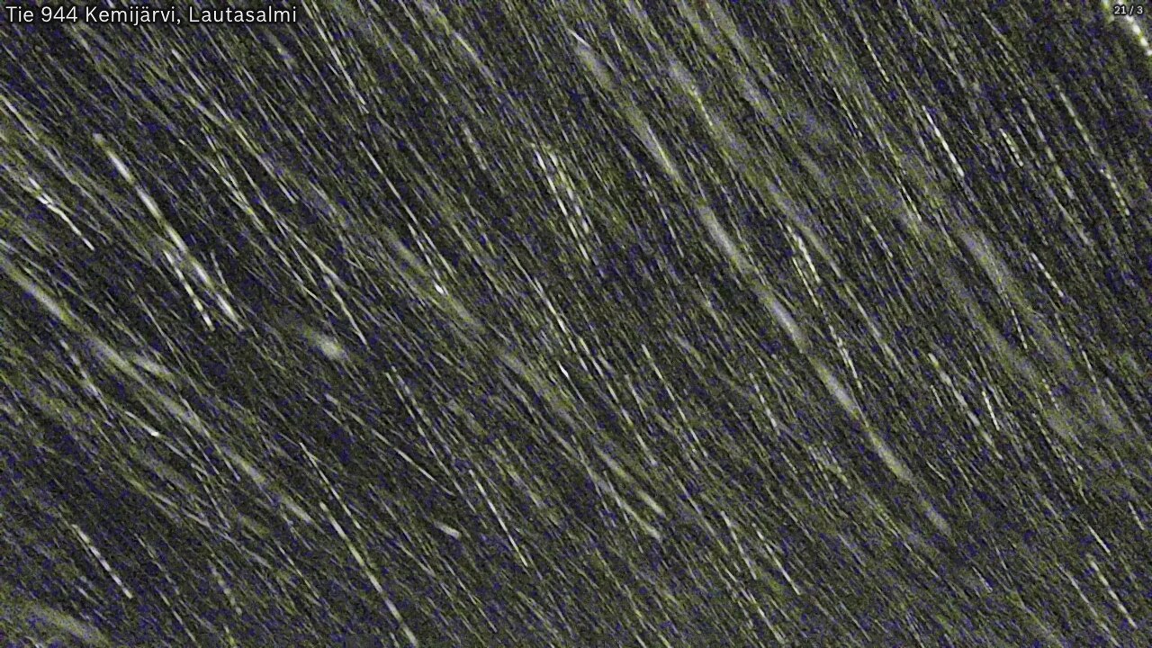 Weather Camera Image Väg 944 Kemijärvi, Lautasalmi, Kemijärvi, Lappi