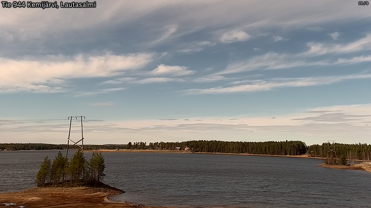 Weather Camera Image Road 944 Kemijärvi, Lautasalmi, Kemijärvi, Lappi