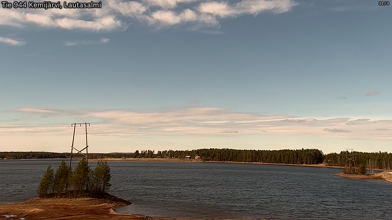 Weather Camera Image Road 944 Kemijärvi, Lautasalmi, Kemijärvi, Lappi