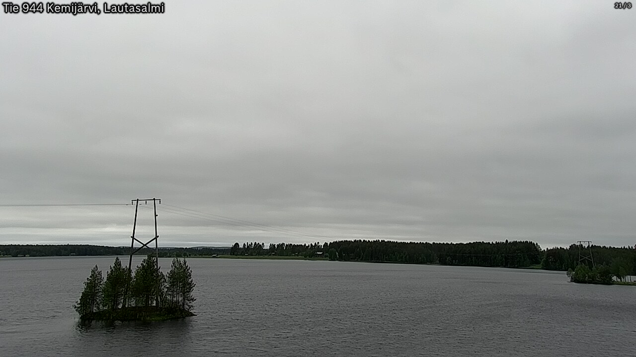 Weather Camera Image Väg 944 Kemijärvi, Lautasalmi, Kemijärvi, Lappi
