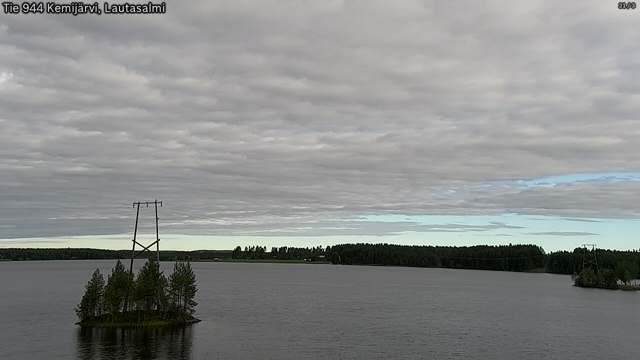 Weather Camera Image Road 944 Kemijärvi, Lautasalmi, Kemijärvi, Lappi