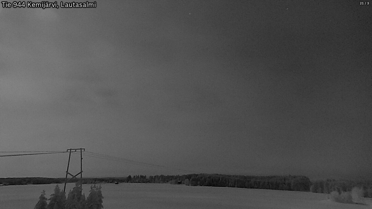 Kelikamerat Kuva Tie 944 Kemijärvi, Lautasalmi, Kemijärvi, Lappi