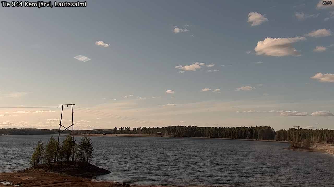 Weather Camera Image Road 944 Kemijärvi, Lautasalmi, Kemijärvi, Lappi