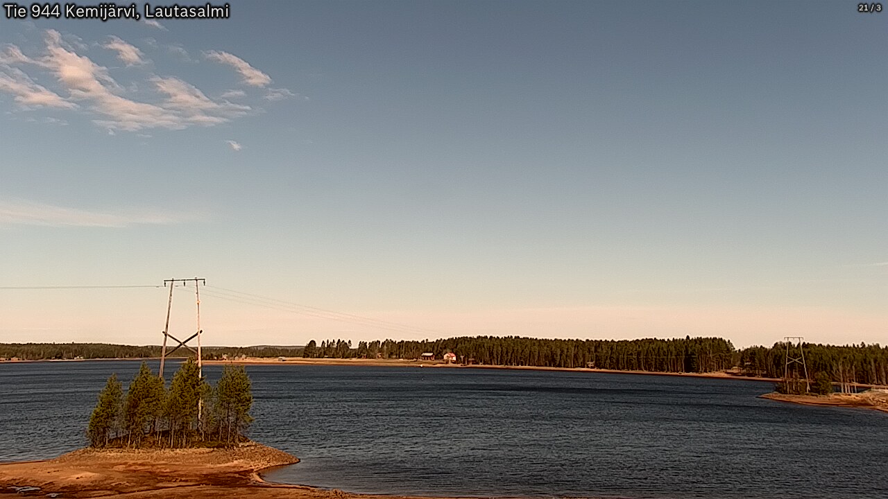 Weather Camera Image Road 944 Kemijärvi, Lautasalmi, Kemijärvi, Lappi