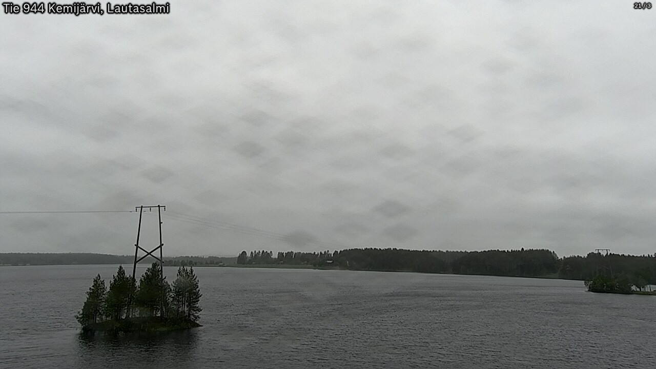 Weather Camera Image Väg 944 Kemijärvi, Lautasalmi, Kemijärvi, Lappi