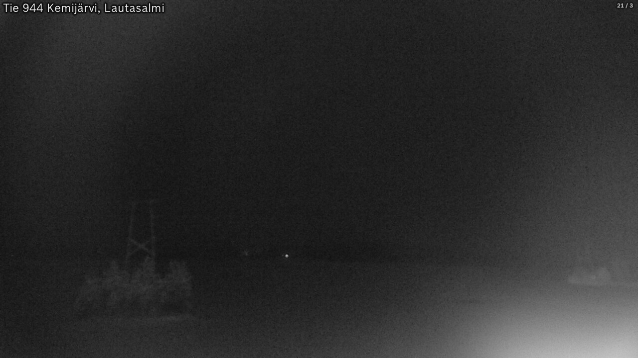 Weather Camera Image Väg 944 Kemijärvi, Lautasalmi, Kemijärvi, Lappi