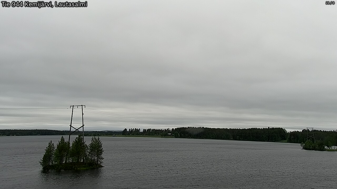 Weather Camera Image Väg 944 Kemijärvi, Lautasalmi, Kemijärvi, Lappi