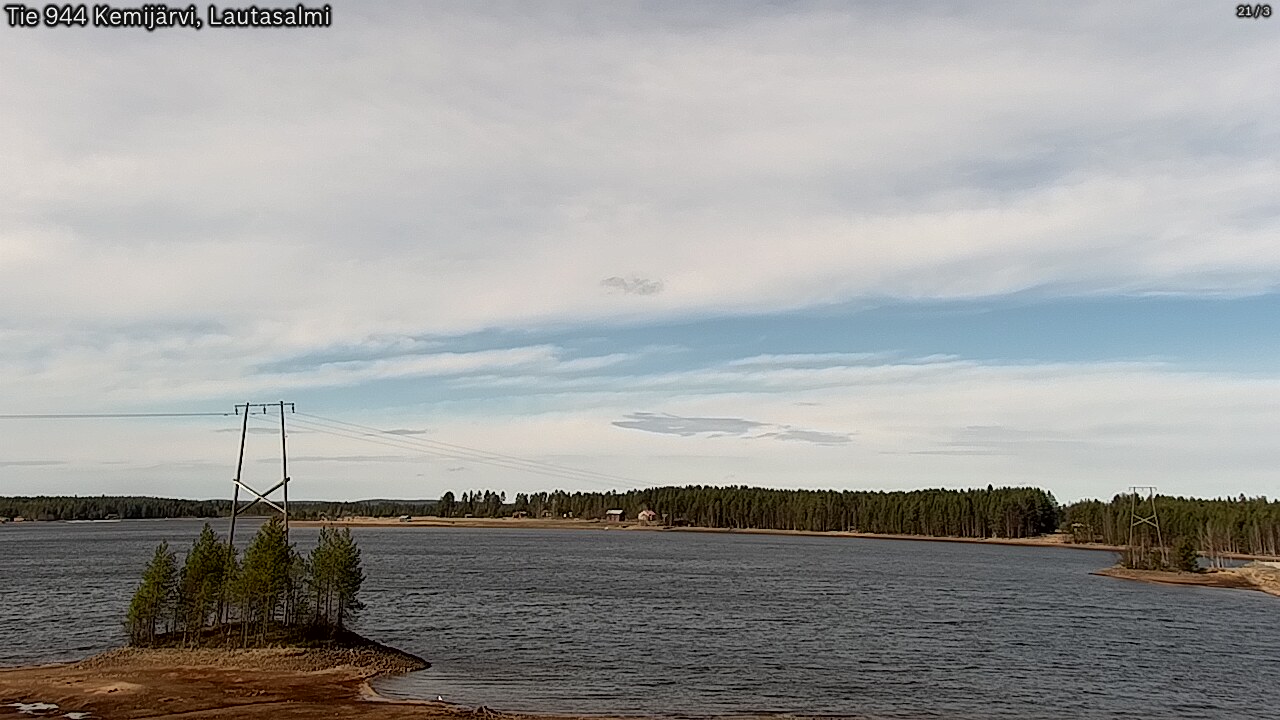 Weather Camera Image Road 944 Kemijärvi, Lautasalmi, Kemijärvi, Lappi