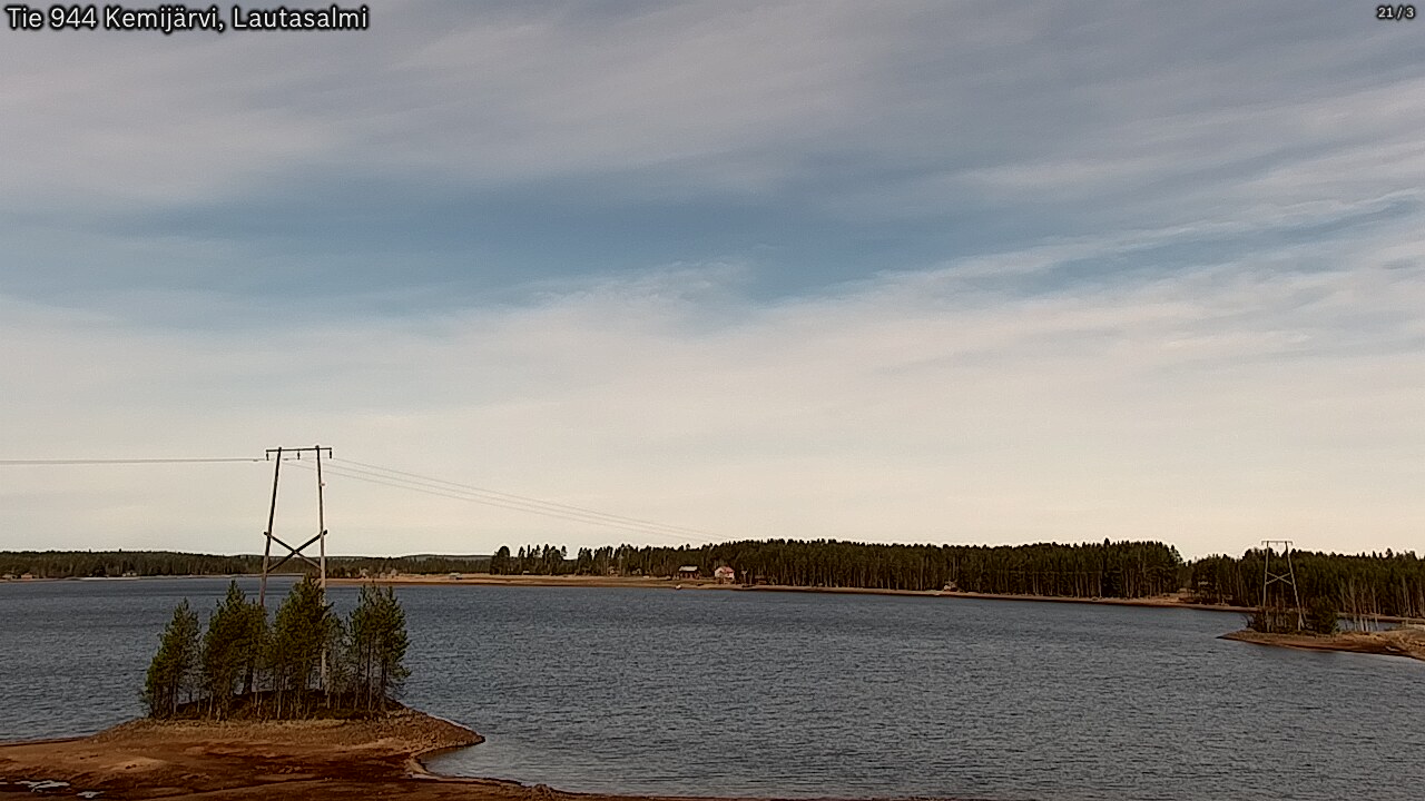 Weather Camera Image Road 944 Kemijärvi, Lautasalmi, Kemijärvi, Lappi