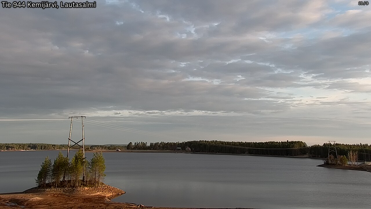 Weather Camera Image Road 944 Kemijärvi, Lautasalmi, Kemijärvi, Lappi