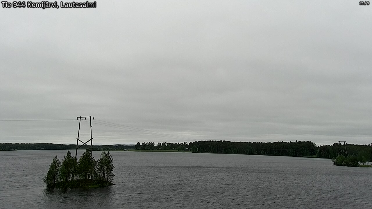 Weather Camera Image Väg 944 Kemijärvi, Lautasalmi, Kemijärvi, Lappi