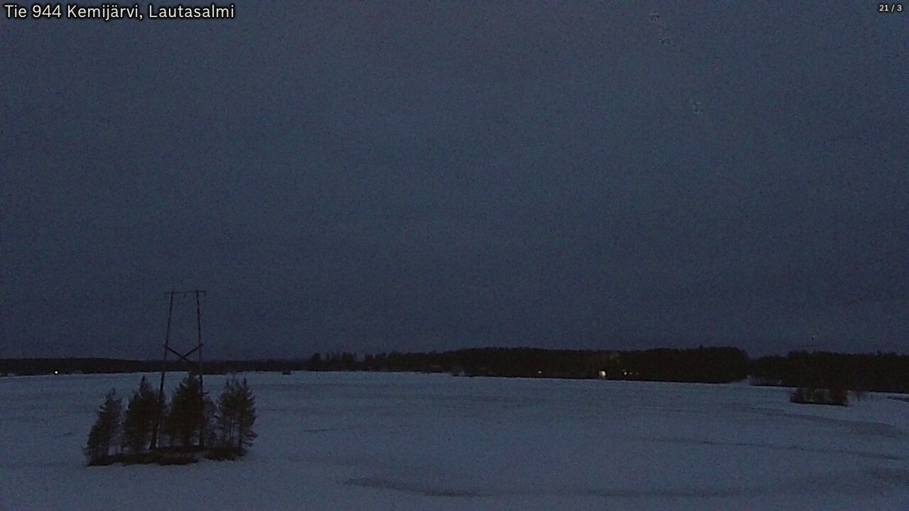 Kelikamerat Kuva Tie 944 Kemijärvi, Lautasalmi, Kemijärvi, Lappi