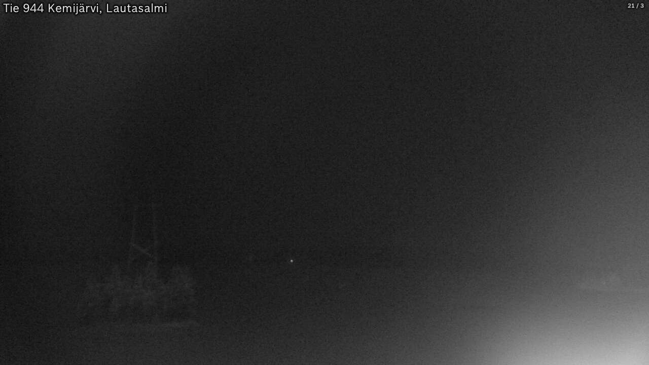 Weather Camera Image Väg 944 Kemijärvi, Lautasalmi, Kemijärvi, Lappi