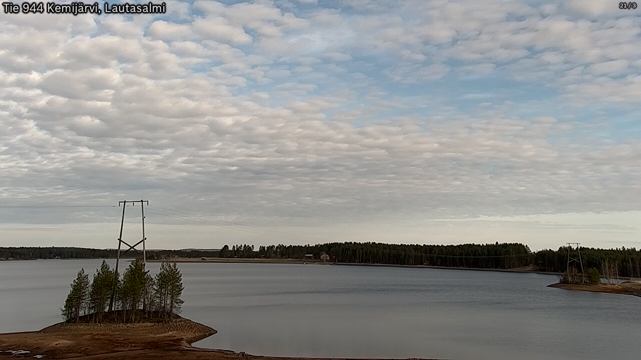 Weather Camera Image Road 944 Kemijärvi, Lautasalmi, Kemijärvi, Lappi